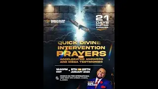 QUICK DIVINE INTERVENTION PRAYERS FOR ACCELERATED ANSWERS AND TESTIMONIES | JANUARY 22, 2026