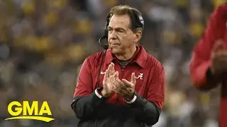 Alabama head coach Nick Saban announces retirement