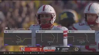 EA SPORTS College Football 26: Nebraska vs. Missouri on Heisman Difficulty 🌽🔴⚪🐅⚫🟡