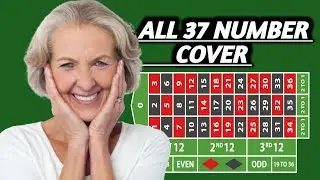 ALL 37 NUMBERS COVER 🔥 ROULETTE STRATEGY TO WIN / CASINO ROULETTE #MONEY #CASINO #VIRAL