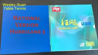 National Hurricane 3 Blue Sponge &ndash; Table Tennis Gear Talk