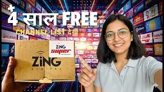 Dish TV Zing HD Box Unboxing & Review ✅ | Zing Super FTA Set Top Box 4 Years Free TV Channels