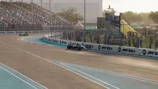 @EASPORTSF1 VOLVO MY TEAM CAREER S2 R6 MIAMI ISACK HADJAR DNF