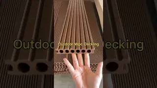 New Style Outdoor Decking Flooring Weather Resistance Wood Composite WPC Decking #wpcdeck