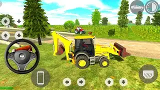 JCB Heavy Machine Worksite Drive | Indian Car Simulator & Indian Bike Driving 3D Realistic Gameplay