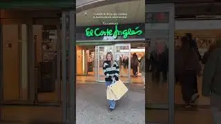 Mi terapia favorita 🛍️ #shopping #elcorteingles