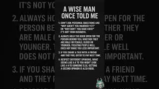 4 Life Lessons A Wise Man Taught Me | Dark Psychology Tips