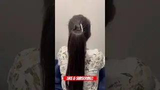 Easy hairstyle hack!! #shortvideo #hairstyle #trending #tutorial #goesviral #modernlook #quick