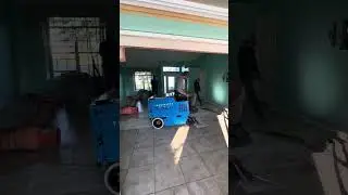 Floor tile removal,  terminator floor scraper machine #machine #video #howto #machine #power #tools