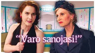 Tappelu Midgen ja Sophien v&auml;lill&auml; - Mrs Maisel | Prime Video Suomi