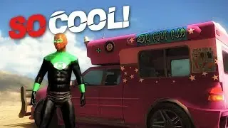JUST CAUSE 2 GREEN LANTERN SAVES THE WORLD! (INSANSE MOD!) | SuperRebel