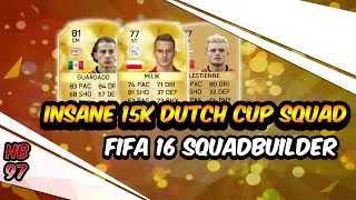 INSANE OP 13k Dutch Cup / Eredivisie Squadbuilder - FIFA 16 Ultimate Team