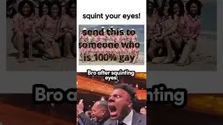 Don&rsquo;t squint your eyes 👀