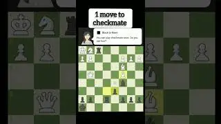 chess daily puzzle♟️|| 1 move to checkmate || white move||#chess #chessgame #chessdailypuzzledaily