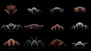The ineffable beauty of those unusual crabs / 不可名状之美，标本柜里那些奇奇怪怪的螃蟹们