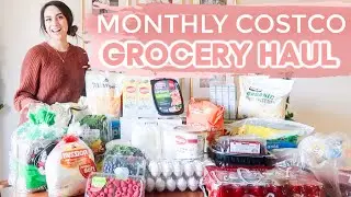 MONTHLY COSTCO GROCERY HAUL! THANKSGIVING 2019! What I buy once a month at costco (ad) | Justine