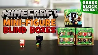 Minecraft - Mini-Figure Blind Boxes - New Figures! Grass Series 1