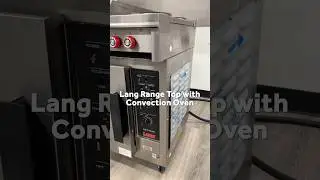 Serial Number Lookup on Lang Range Top Convection Oven