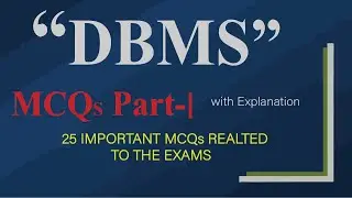 Database System 25 MCQ