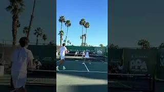 Good Battle & Great Court Positioning! #pickleball #mixeddoubles #ppatour #point