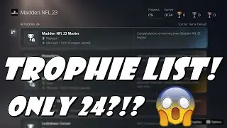 (PS5) Madden 23 (Trophy Guide/Trophy Review)