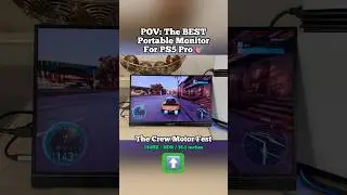 PS5 Pro + Arzopa Portable Monitor 🔥 #ps5pro #ps5 #playstation5 #techmarkgaming