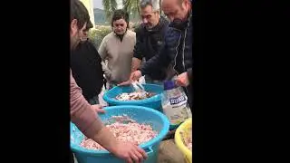 Making sobrasada (Es Capdella)