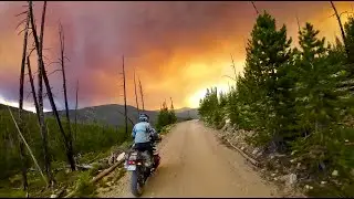 We ride the Magruder Corridor with a growing forest fire | Idaho BDR | Sections 4 & 5