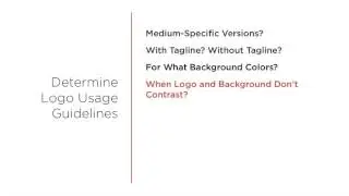 Determine Logo Usage Guidelines