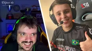 ELE TEM 10 ANOS E ACABOU COM O JOGO DE IMPOSTOR CONTRA O GAULES | Gaules Among us