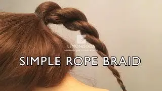 Tying a neat rope braid