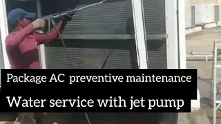 water service with jet pump l package AC preventive maintenance l zamil package AC l water service