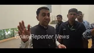 Goan Reporter:CM Dr Pramod comments on Kushavati 3rd Dist, on Arpora Club Fire Incident &on New Year