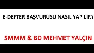 e-defter başvurusu nasıl yapılır