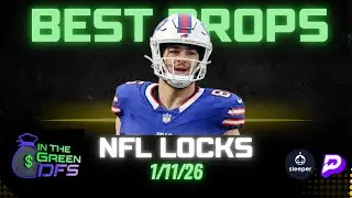 BEST NFL PROPS TODAY | BEST 5 BETS | SUNDAY 1/11/26 | NFL WILD CARD SUNDAY | BONUS NBA BET 🔥