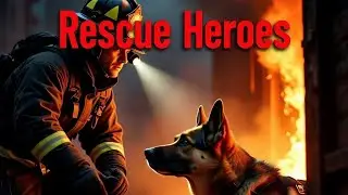🐕&zwj;🦺 German Shepherd & Firefighter Risks It All For Save Kitten!