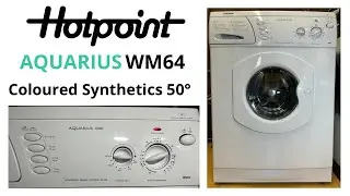 Hotpoint Aquarius WM64 - Coloured Synthetics 50&deg;