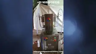 Semi-Automatic Filling Machine , #liquidfilling , Packaging machinery , Table top Model