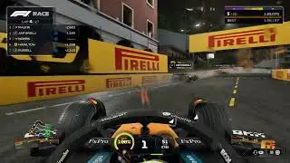 F1 25 Lando Norris McLaren | Monaco Grand Prix | Racing In Rainy Weather - F1 25 Gameplay.