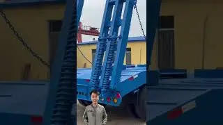 Titan 3-Axle Lowbed Trailer in Action &ndash; Heavy Equipment Transport Power!