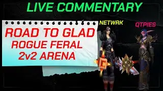 Rogue Feral Druid Road to Gladiator Part 2 (Classic TBC Live Discord Commentary)