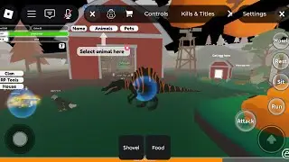 New Dino Update Animal Simulator -Rebirth Spino only- (ROBLOX)