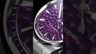 Hammered pattern dial with diamond-cut-like texture,Lucky harvey chiming watch#luxurywatches #wristg