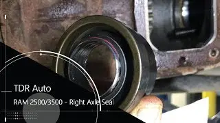 Замена сальника оси Ram 2500 3500
