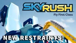 NEW Restraints for SKYRUSH at Hersheypark in 2024!!