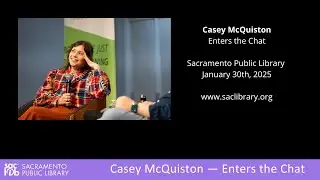 Casey McQuiston... Enters The Chat with Sacramento Public Library