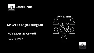 KP Green Engineering Ltd Q2 FY2025-26 Concall