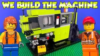 Speedbuild with minifigures - We build the Brick Moulding Machine - Lego Stop motion - 40502