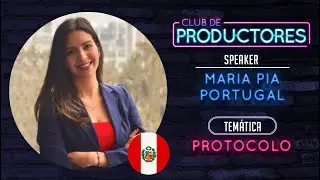 Protocolo en Eventos con Maria Pia Portugal