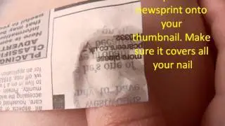 Newsprint Nails